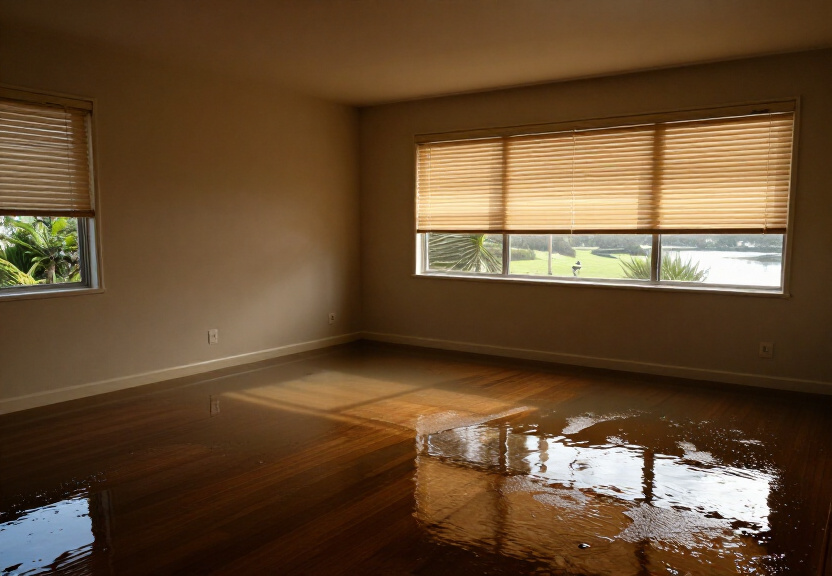 Waterlogged subfloor with damaged timbers in Warwick Farm